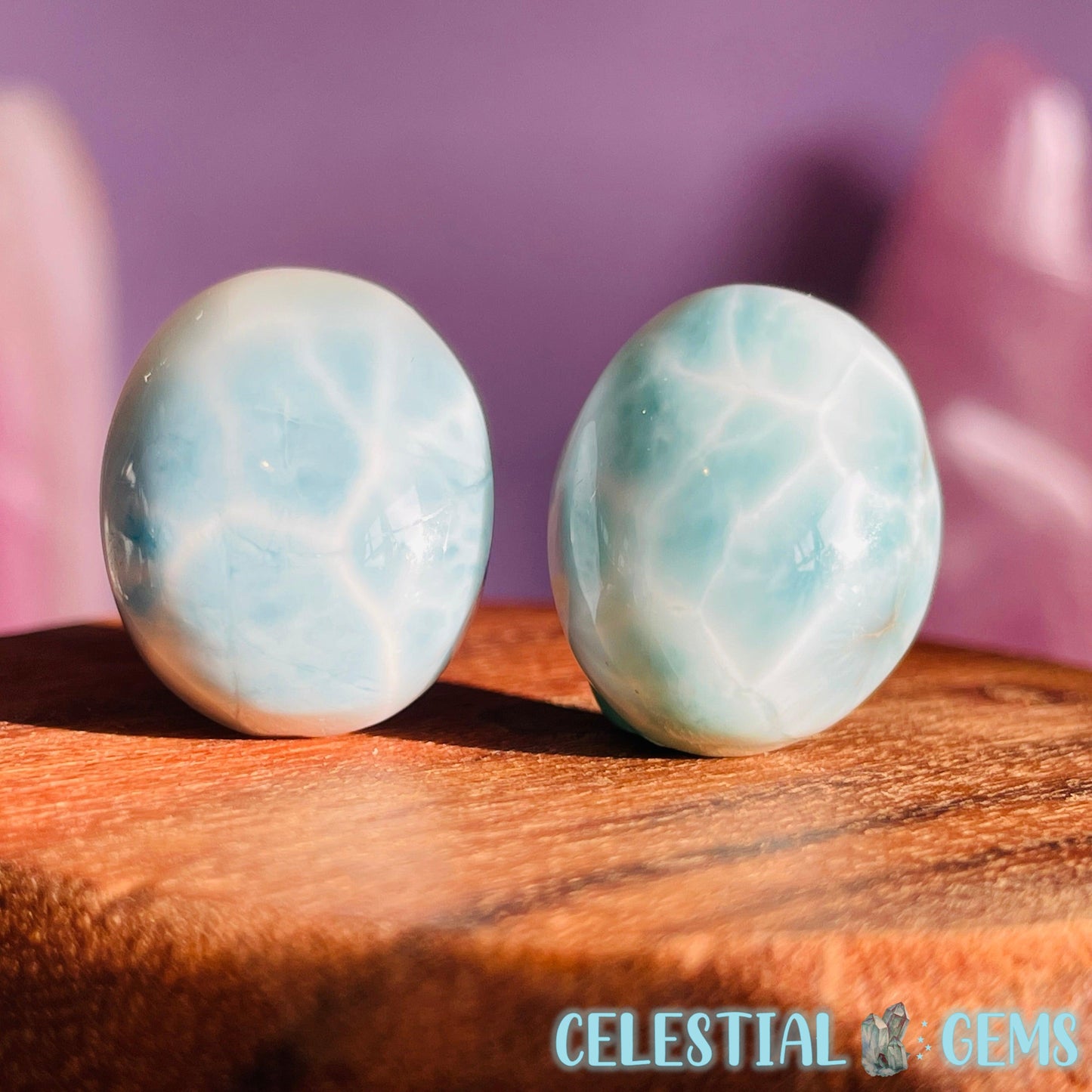 Rare High Grade Larimar Cabochon