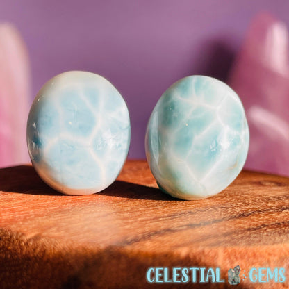 Rare High Grade Larimar Cabochon