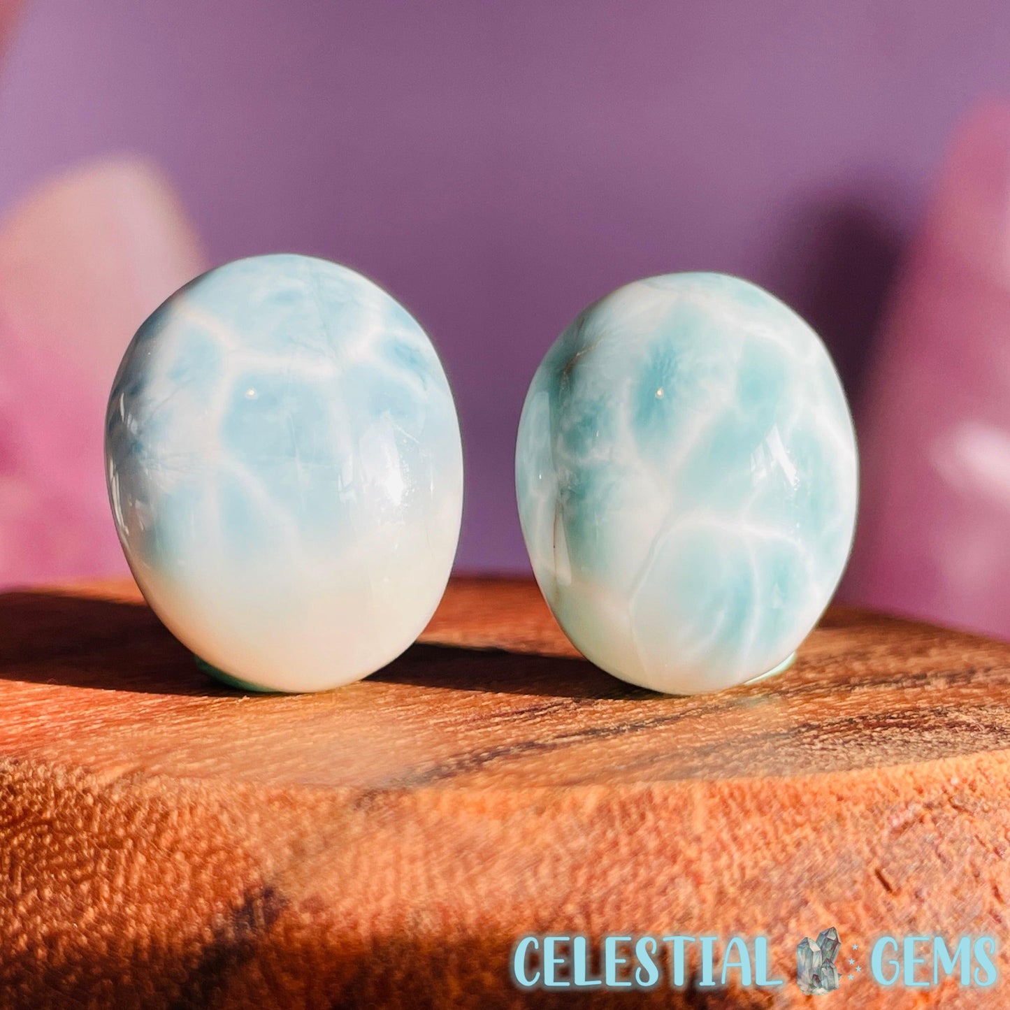 Rare High Grade Larimar Cabochon