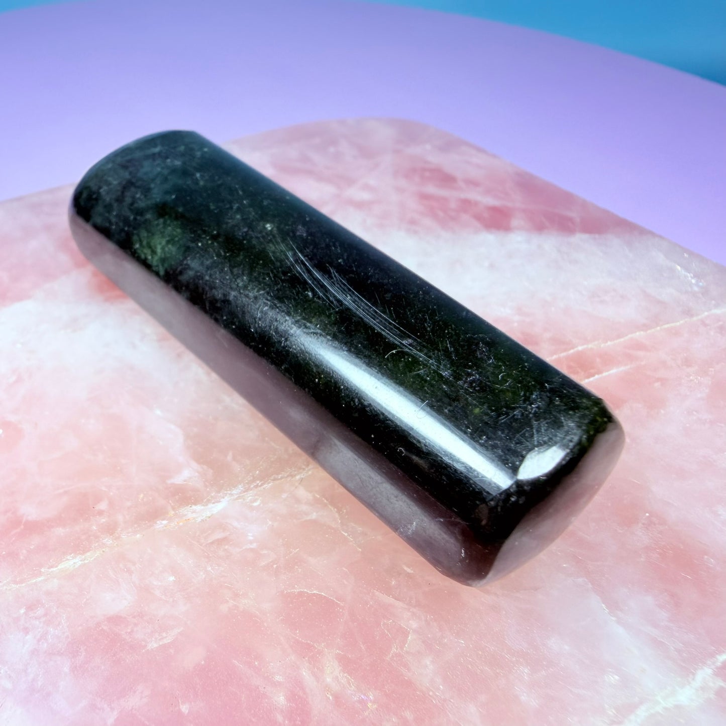 Green Kyanite Medium Polished Wand