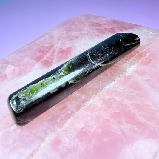 Green Kyanite Medium Polished Wand