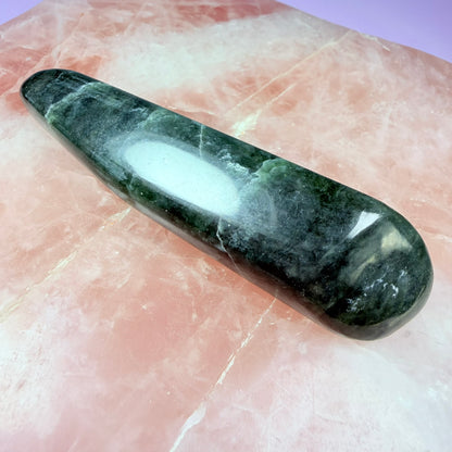 Green Kyanite Medium Polished Wand