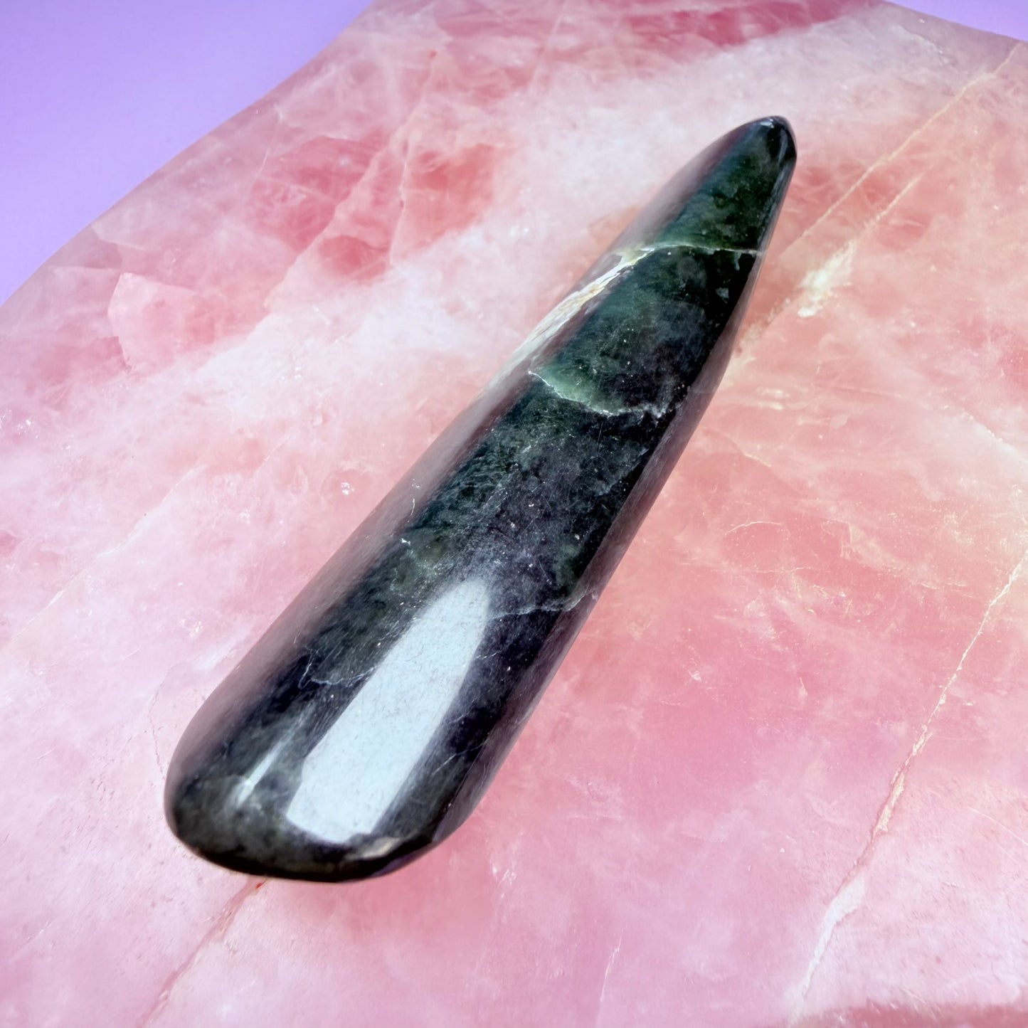 Green Kyanite Medium Polished Wand