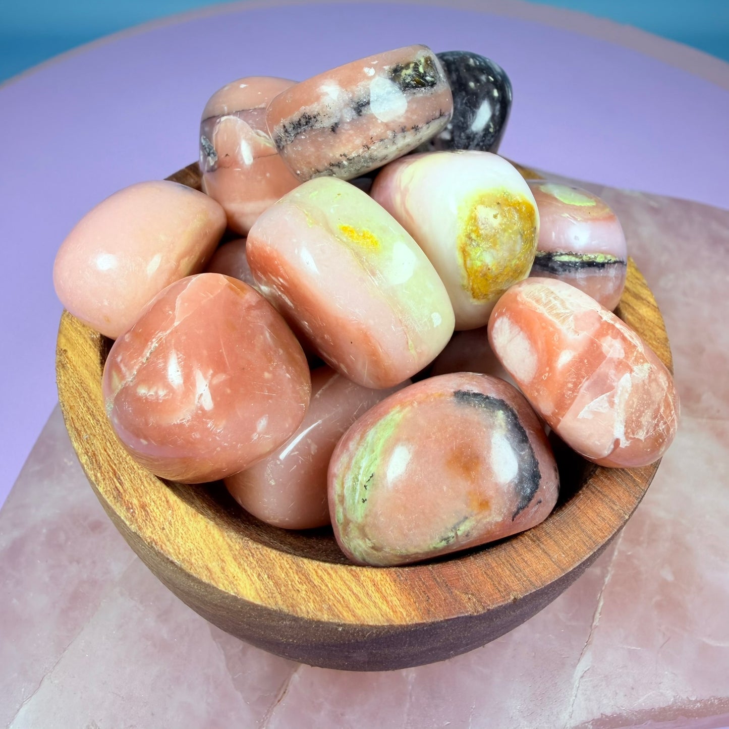 Peruvian Pink Opal Tumble