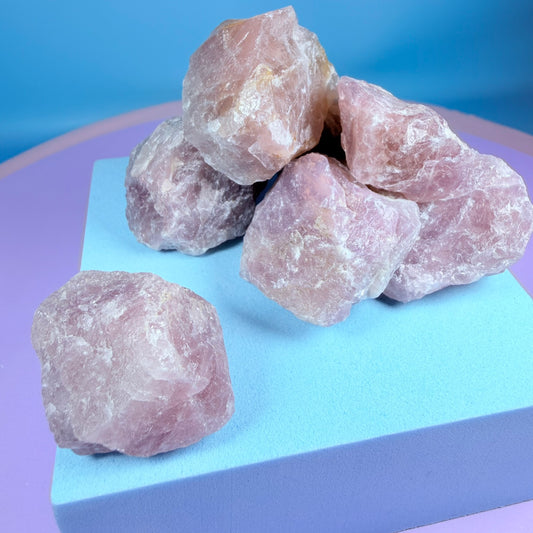 Lavender Rose Quartz Raw Small Piece