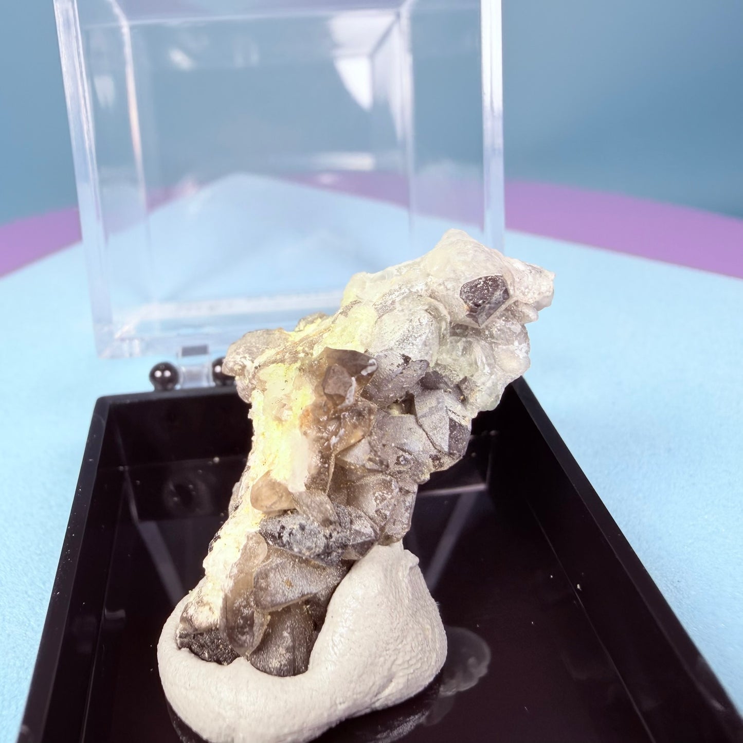 Hyalite Opal Crystal Specimen in Box
