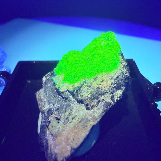Hyalite Opal Crystal Specimen in Box