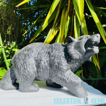 Obsidian Black Bear Giant Carving