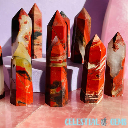 Red Jasper Mini Tower