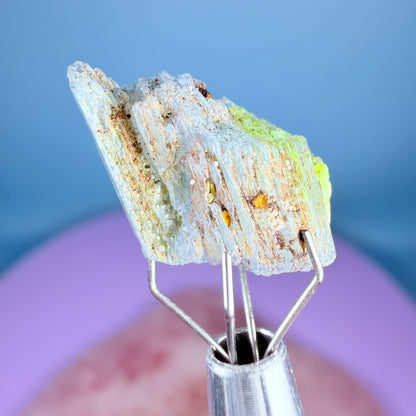 Aquamarine (Scandium-Rich) Crystal Specimen in Box