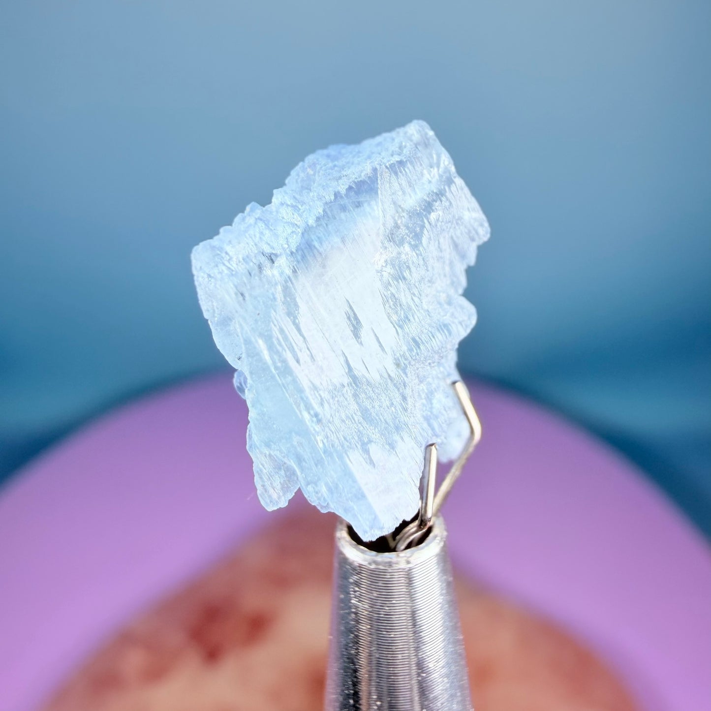 Aquamarine (Scandium-Rich) Crystal Specimen in Box