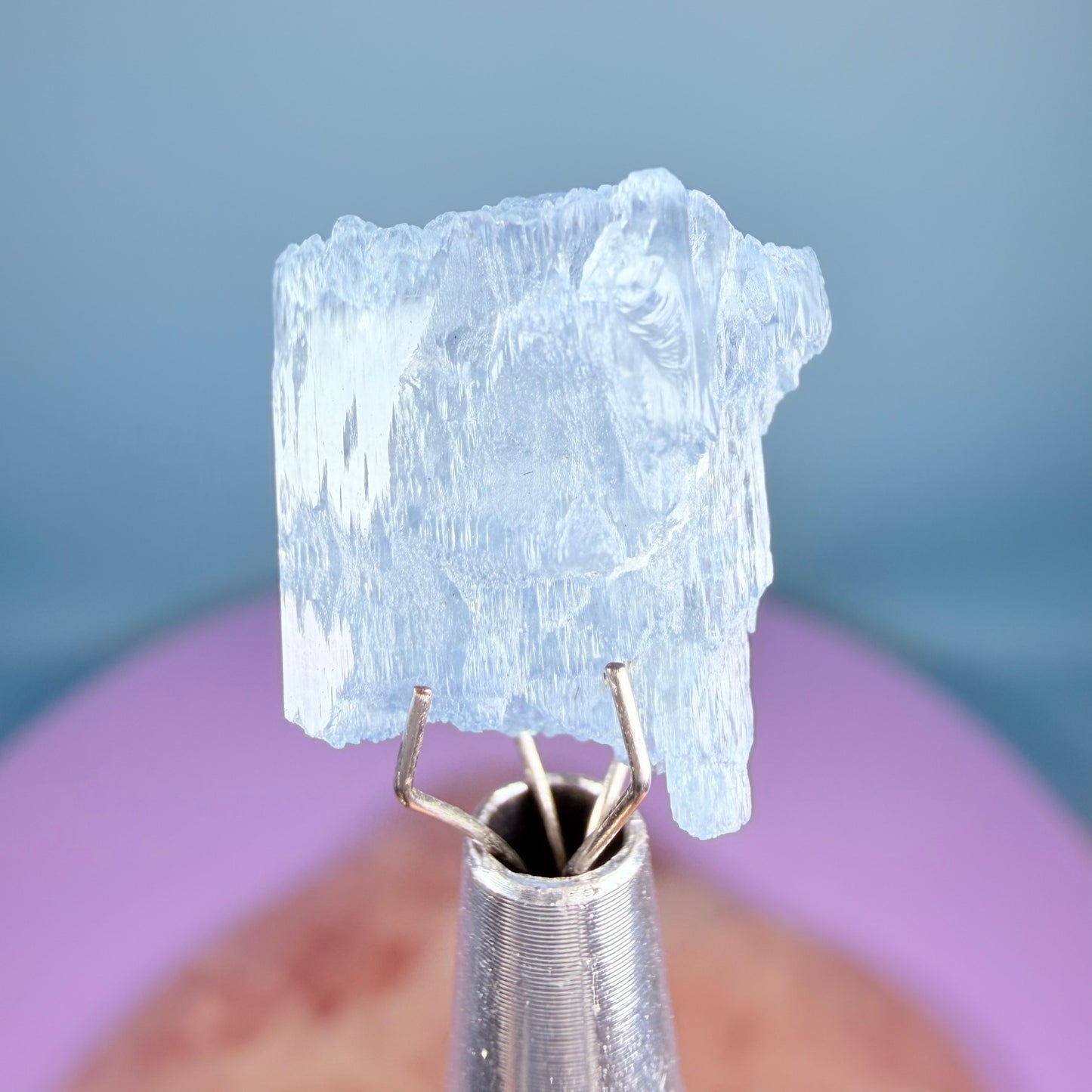 Aquamarine (Scandium-Rich) Crystal Specimen in Box