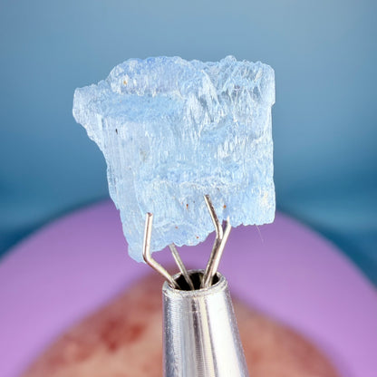 Aquamarine (Scandium-Rich) Crystal Specimen in Box