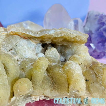 Botryoidal Chalcedony Stalactite Large Plate A
