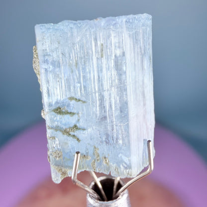 Aquamarine (Scandium-Rich) Crystal Specimen in Box