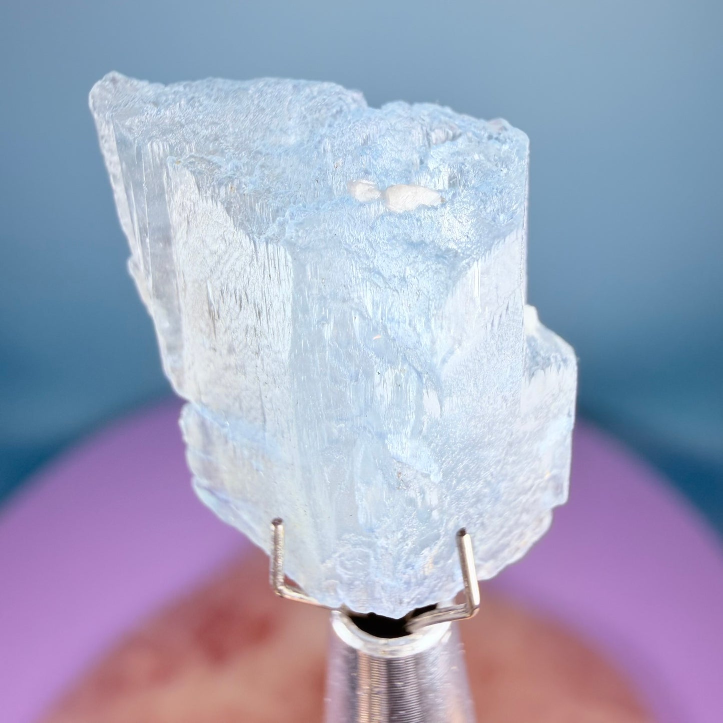 Aquamarine (Scandium-Rich) Crystal Specimen in Box