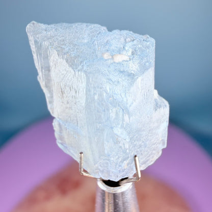 Aquamarine (Scandium-Rich) Crystal Specimen in Box