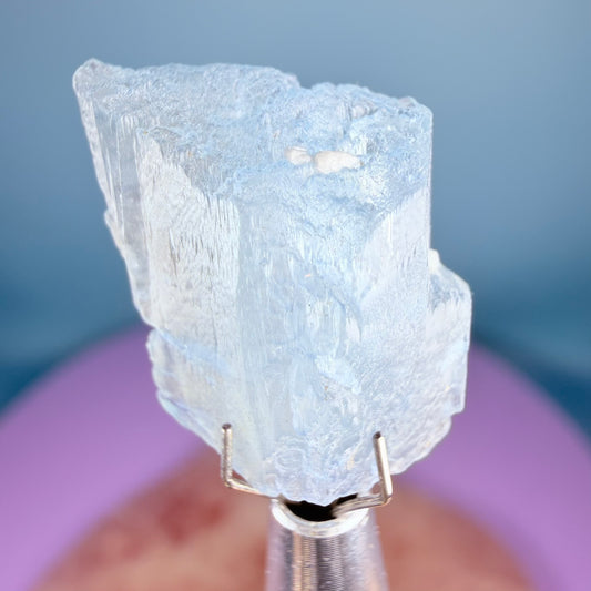 Aquamarine (Scandium-Rich) Crystal Specimen in Box