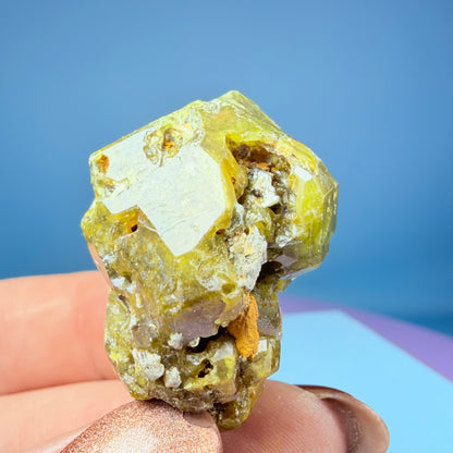 Grandite (Grossular-Andradite) Garnet Crystal Specimen