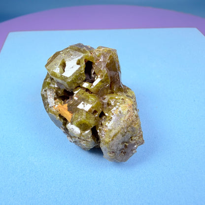Grandite (Grossular-Andradite) Garnet Crystal Specimen