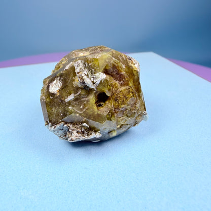 Grandite (Grossular-Andradite) Garnet Crystal Specimen