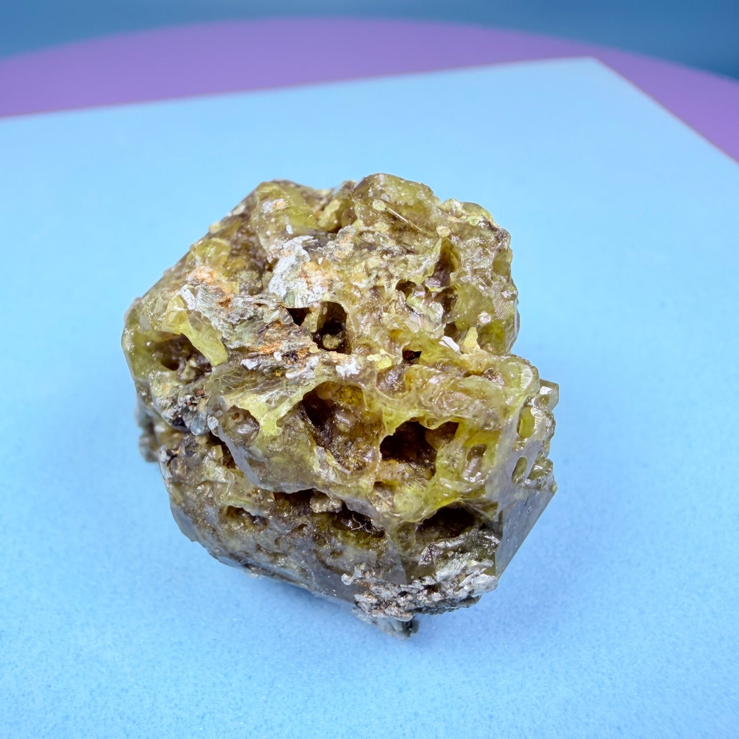 Grandite (Grossular-Andradite) Garnet Crystal Specimen