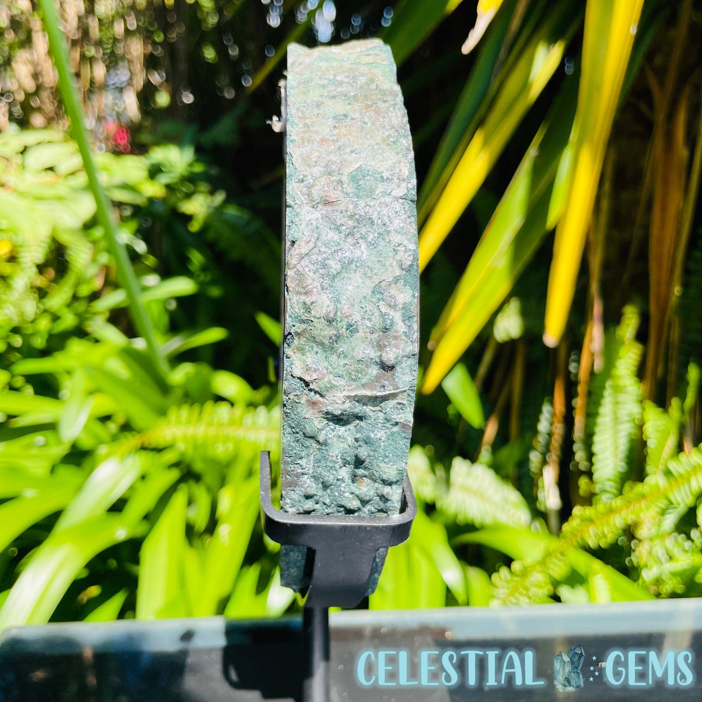 Amethyst Cluster Geode Large Slice on Stand