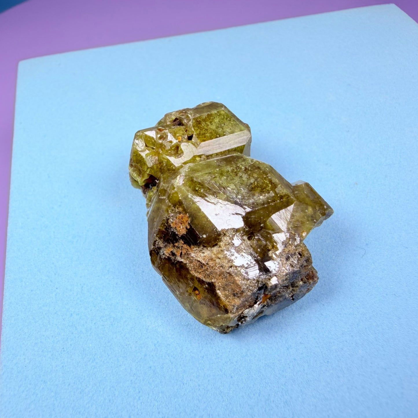 Grandite (Grossular-Andradite) Garnet Crystal Specimen