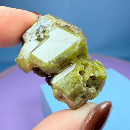 Grandite (Grossular-Andradite) Garnet Crystal Specimen