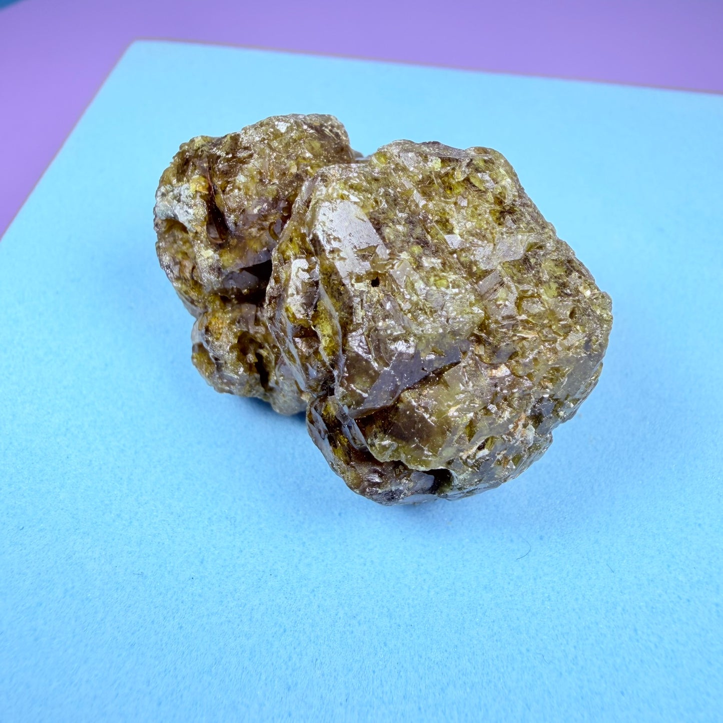 Grandite (Grossular-Andradite) Garnet Crystal Specimen