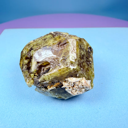 Grandite (Grossular-Andradite) Garnet Crystal Specimen
