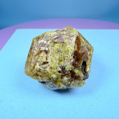 Grandite (Grossular-Andradite) Garnet Crystal Specimen