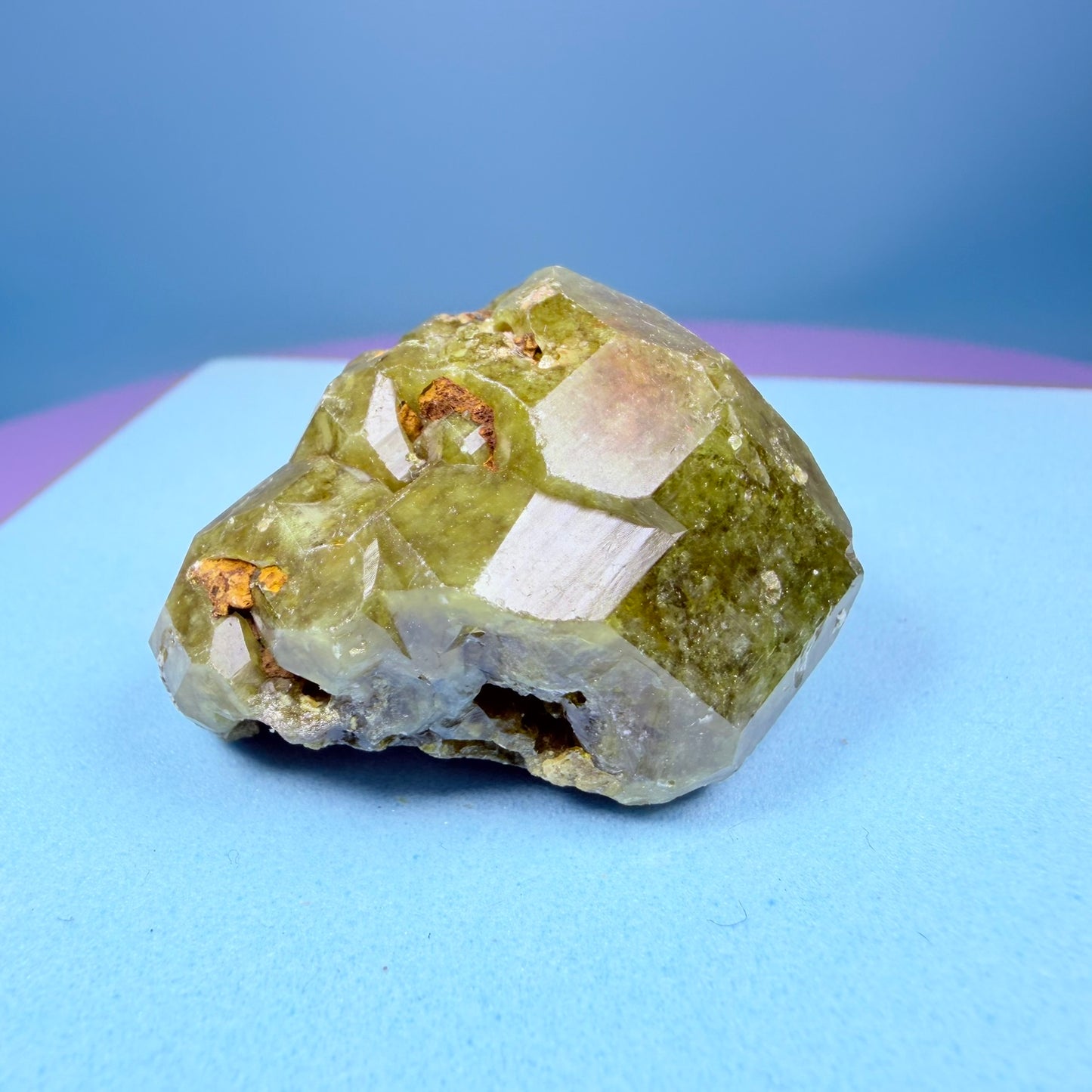 Grandite (Grossular-Andradite) Garnet Crystal Specimen