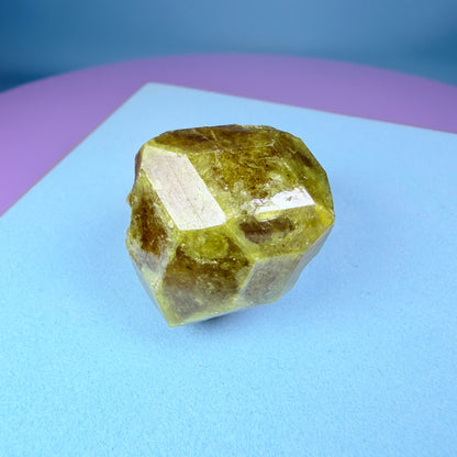 Grandite (Grossular-Andradite) Garnet Crystal Specimen