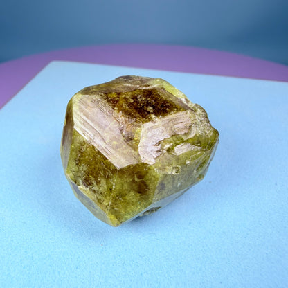 Grandite (Grossular-Andradite) Garnet Crystal Specimen