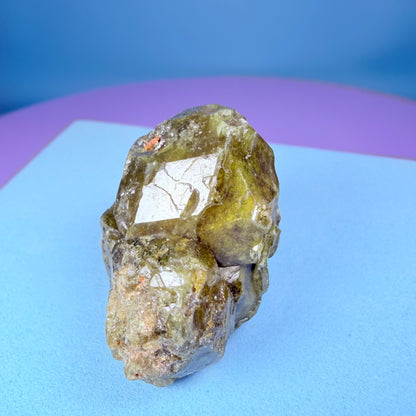 Grandite (Grossular-Andradite) Garnet Crystal Specimen
