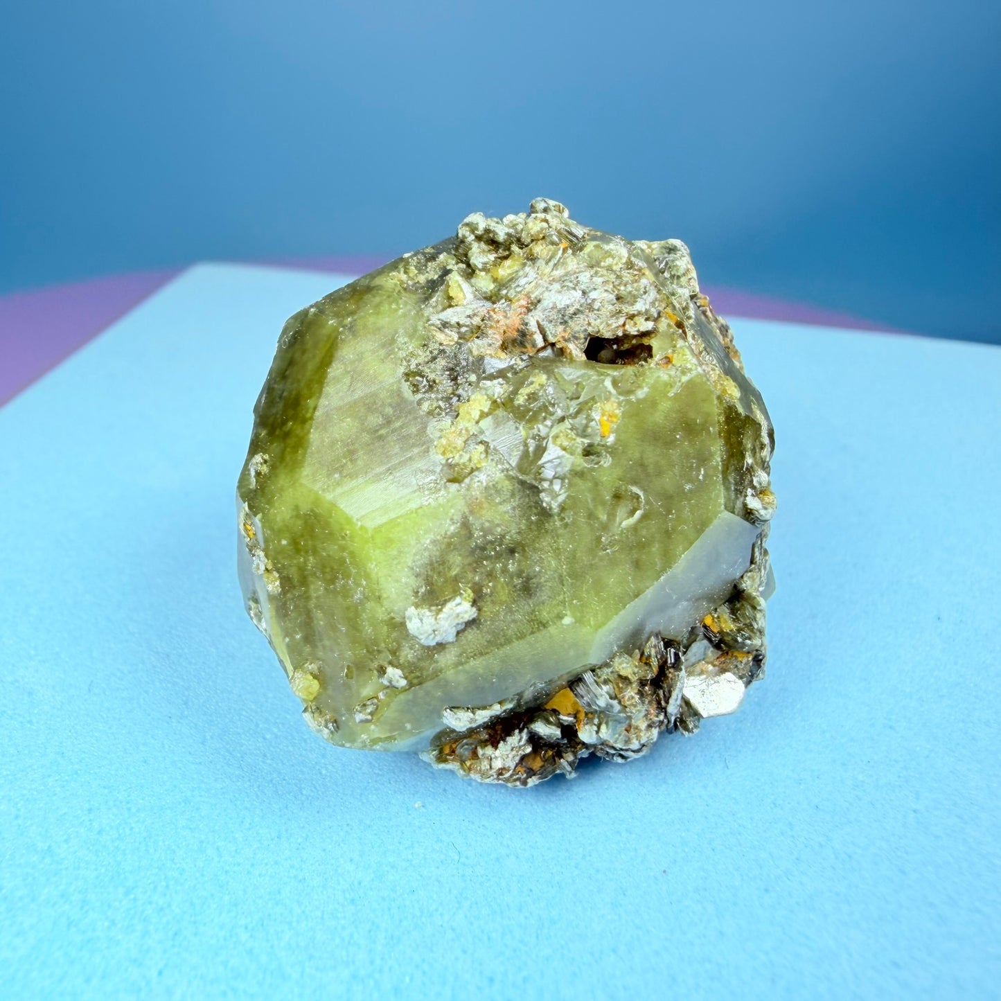 Grandite (Grossular-Andradite) Garnet Crystal Specimen