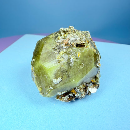Grandite (Grossular-Andradite) Garnet Crystal Specimen