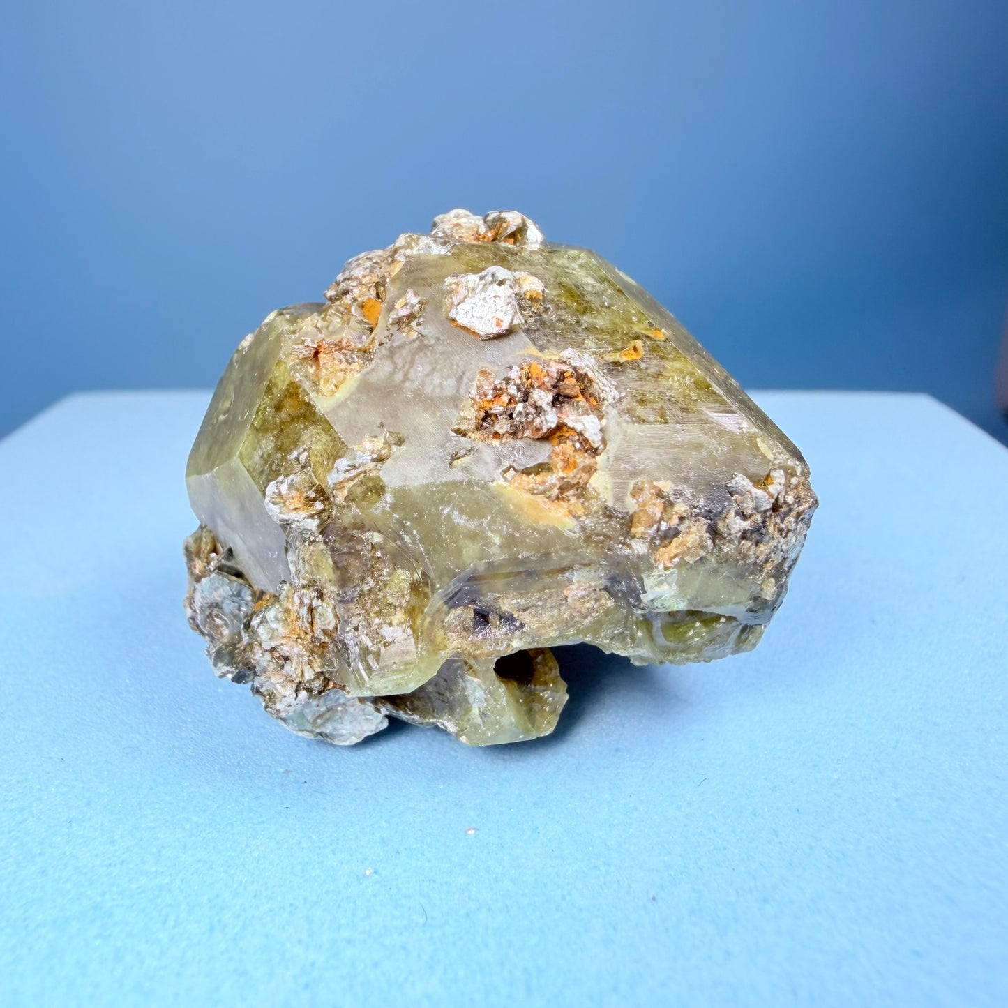 Grandite (Grossular-Andradite) Garnet Crystal Specimen