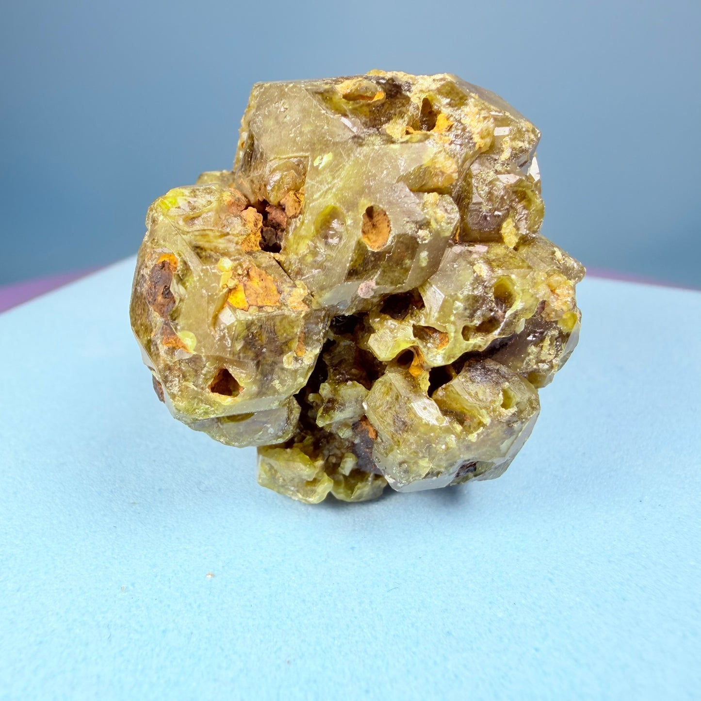 Grandite (Grossular-Andradite) Garnet Crystal Specimen