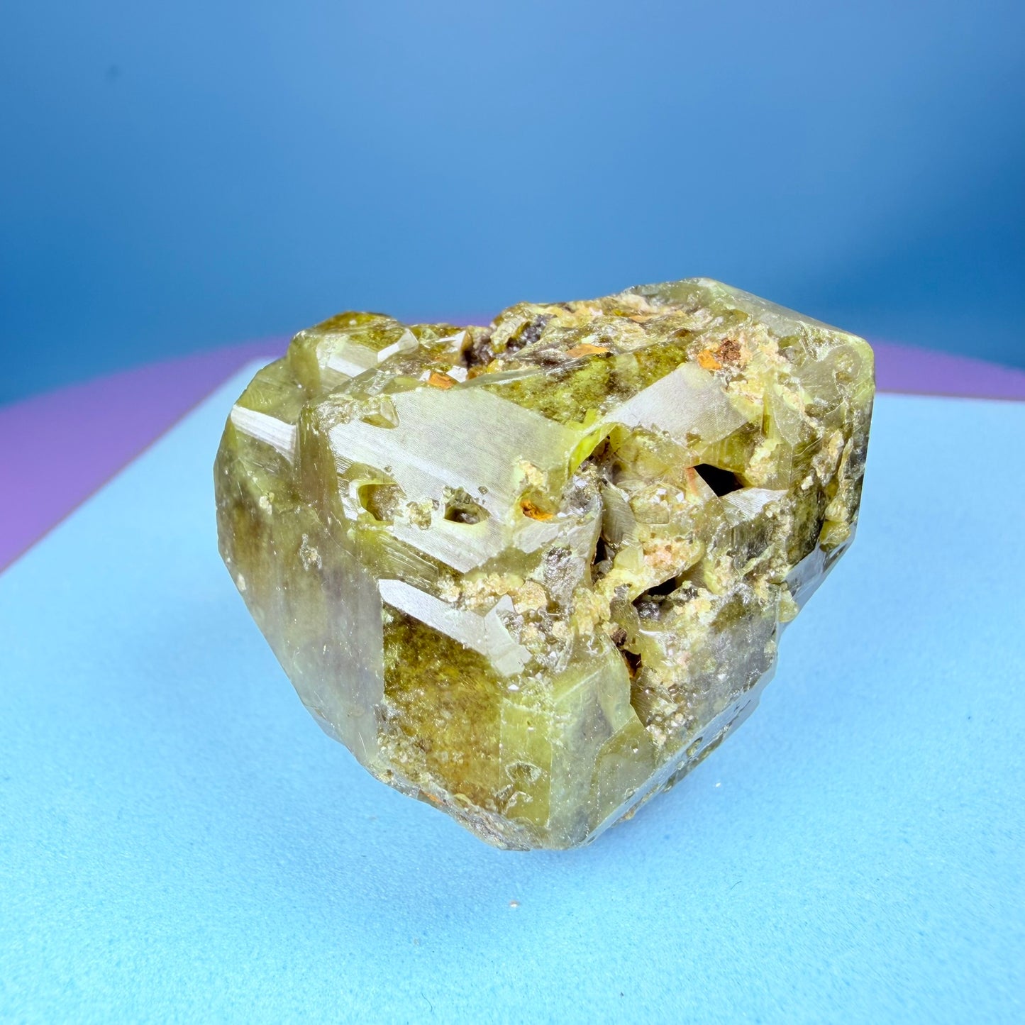 Grandite (Grossular-Andradite) Garnet Crystal Specimen