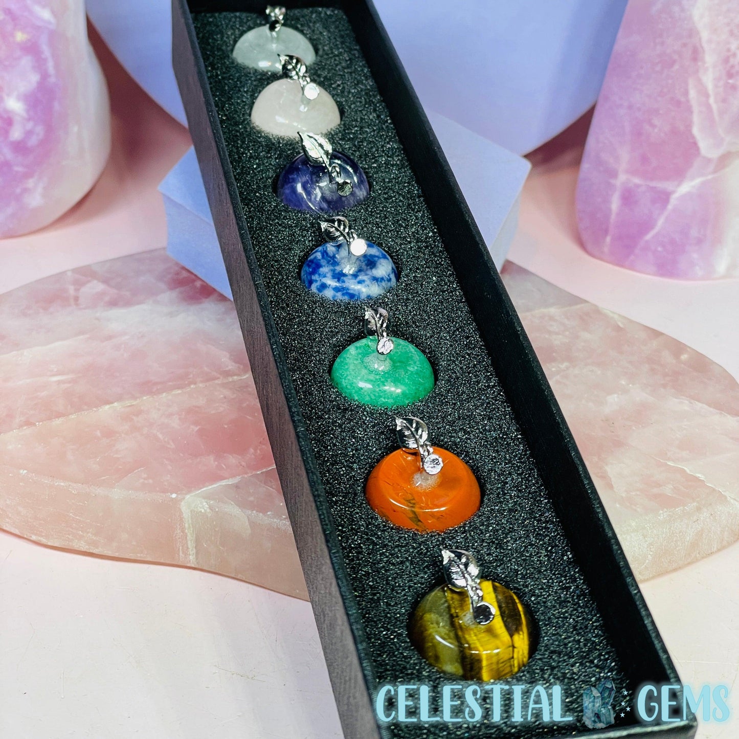 Crystal Chakra Apple Small Carving Set