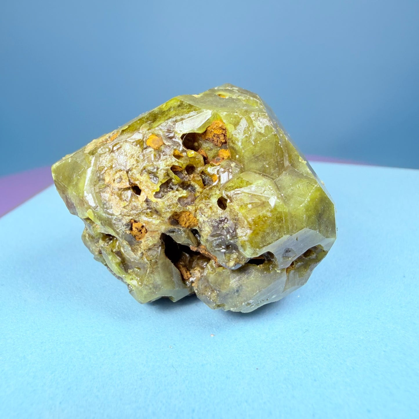 Grandite (Grossular-Andradite) Garnet Crystal Specimen