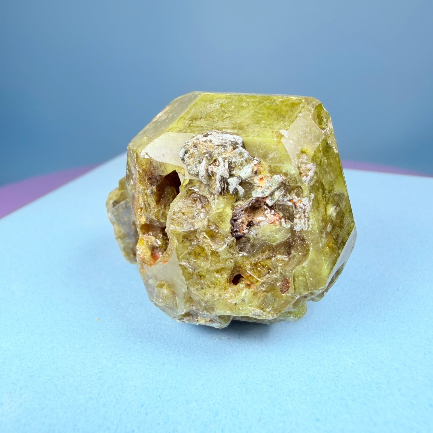 Grandite (Grossular-Andradite) Garnet Crystal Specimen