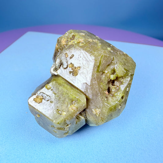 Grandite (Grossular-Andradite) Garnet Crystal Specimen