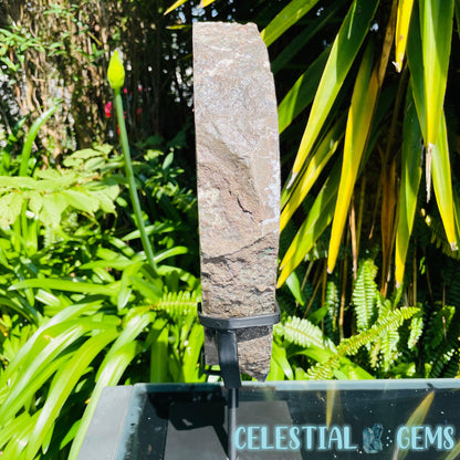 Amethyst Cluster Geode XL Slice on Stand