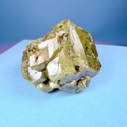 Grandite (Grossular-Andradite) Garnet Crystal Specimen