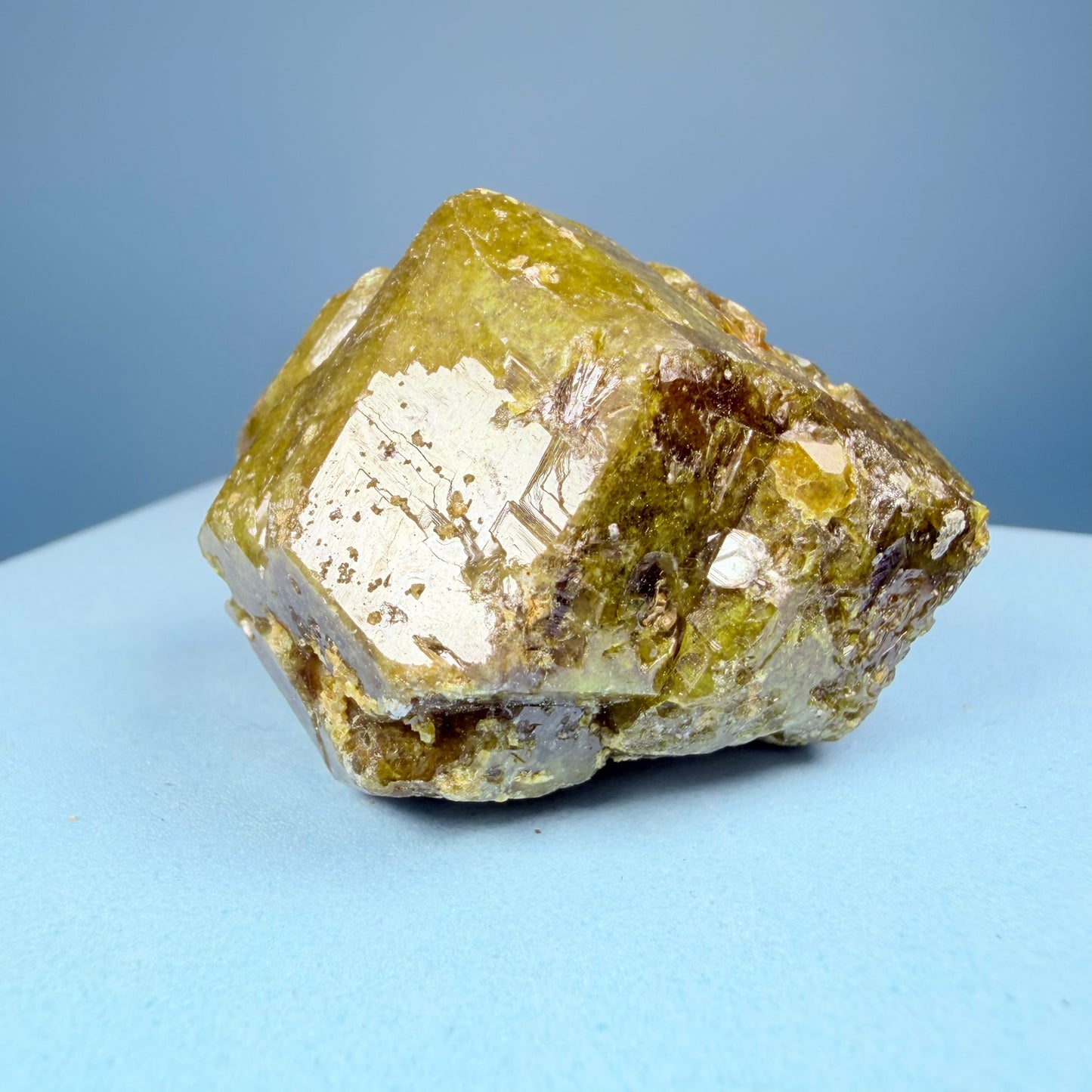 Grandite (Grossular-Andradite) Garnet Crystal Specimen