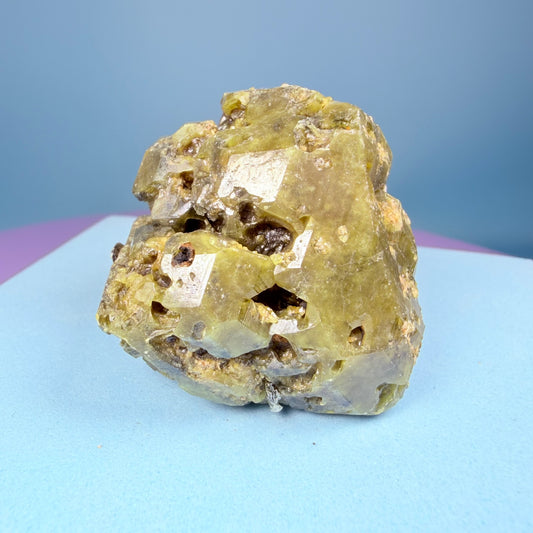 Grandite (Grossular-Andradite) Garnet Crystal Specimen