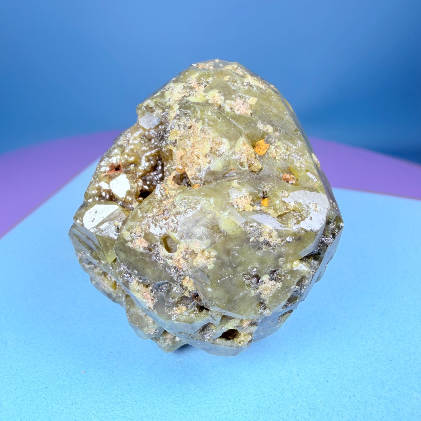 Grandite (Grossular-Andradite) Garnet Crystal Specimen